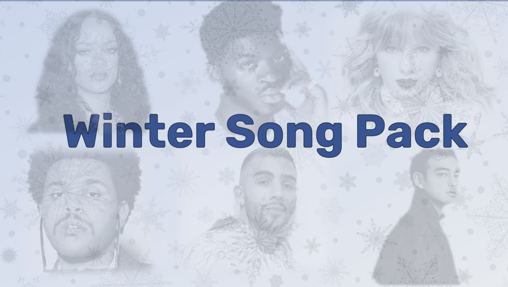 10 New Songs in the Winter Song Pack Music Will JamZone